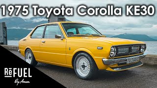 1975 Toyota Corolla KE30  Mellow Yellow  Refuelno [upl. by Corny]