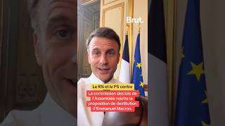 Destitution dEmmanuel Macron  la commission des lois de lAssemblée rejette la proposition [upl. by Nodarb762]