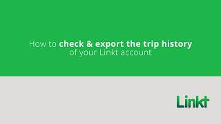 How to check and export your trip history  Linkt [upl. by Bum]