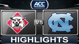 Davidson vs North Carolina  2013 ACC Basketball Highlights [upl. by Valry]