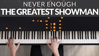 Never Enough  The Greatest Showman Loren Allred  Tutorial of my Piano Cover [upl. by Nalym]