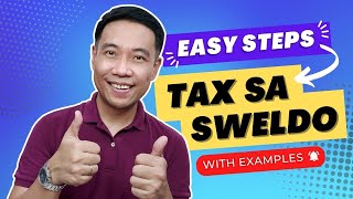 How to Compute Tax on Salary  PAANO MAG COMPUTE NG TAX SA SWELDO [upl. by Belac]