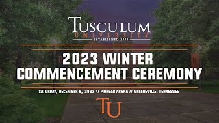 2023 Winter Commencement Ceremony 1000 AM [upl. by Gaelan]