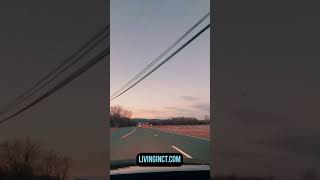 drivetour drivewithme Suffield Ct to East Granby sunset driving [upl. by Elgna535]