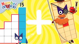 ➕ Addition Special Level 3  30 Minute Compilation  Number Cartoon for Kids  Numberblocks [upl. by Gesner]