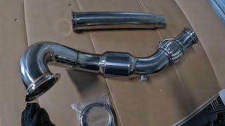 Best affordable Catted Downpipe for Mk7 GTI [upl. by Arrik912]