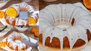 Quick orange cake recipe  orange bundt cake  orange cake with glaze  by shumaila [upl. by Alecram626]