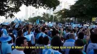 quotBRASIL DECIME QUE SE SIENTEquot CON LETRA HD  quotHitquot de los Hinchas Argentinos en Brasil [upl. by Sabas]