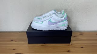 Nike Air Force 1 Shadow Infinite Lilac CU8591103 [upl. by Ysac]