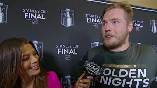 Ivan Barbashev talks Vegas taking 10 series lead in Stanley Cup Final [upl. by Schaumberger]