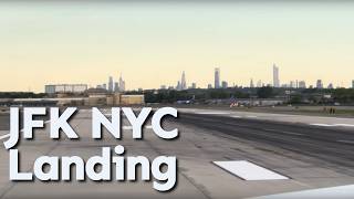 JFK Airport New York Landing John F Kennedy Landing [upl. by Aikam]