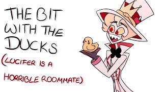 Lucifer is a horrible roommate The bit with the ducks by James Veitch Hazbin Hotel animatic [upl. by Solberg]