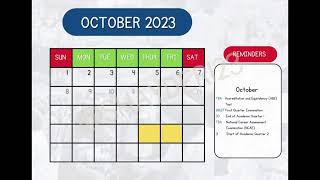 School Calendar 2023 2024 DepEd1 [upl. by Nolek]