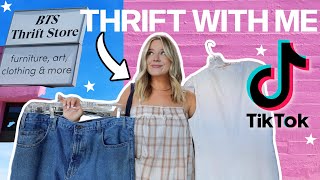 come thrift with me at a HIDDEN GEM thrift store in LA according to tiktok lol [upl. by Avan31]