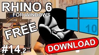 RHINO 6 WINDOWS FREE 3D modelling software [upl. by Eblehs176]