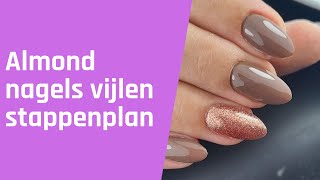 Almondnagels vijlen stappenplan [upl. by Ordnasil]