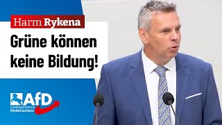 Grüne können keine Bildung – Harm Rykena AfD [upl. by Base]