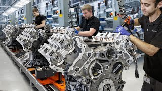 Inside Best Mercedes AMG Factory in Germany Producing Giant V8 Engines  Production Line [upl. by Hidie]