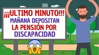 ¡¡¡URGENTE Mañana te depositan la pensión por DISCAPACIDAD PERMANENTE ✅💥💖 [upl. by Hnim]