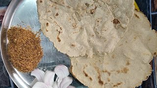 jowar roti recipe  my husband favourite jowar roti  my ne first time try kiya hai achi bani hai 😋 [upl. by Arammat700]