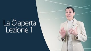 Corso di Dizione online la Ò aperta  Parte 1 [upl. by Okin]