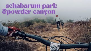 Schabarum Regional Park amp Powder Canyon Mountain Biking [upl. by Rehctaht]