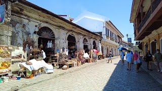 Vigan City Walking Tour  Ilocos Sur Philippines 4K60  May 12 2023 [upl. by Curran]