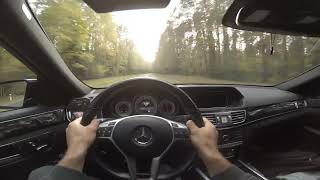 SLEEPER WAGON E500 M278 Biturbo 47 V8 S212 POV Drive e500 w212 m278 pov v8 [upl. by Anton]