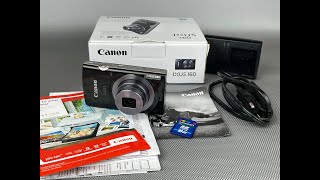 Canon IXUS 160 Black Digital Camera 200 MP 8x Zoom [upl. by Colis]