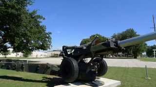 US MARINE CORPS Field artillery 155 mm cannon [upl. by Watson]