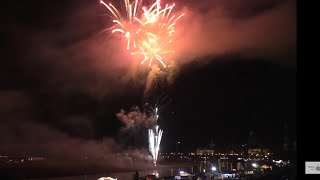 Feuerwerk Stadtfest Dresden 2018 20 Canaletto Jubiläum HDVersion [upl. by Lavro]