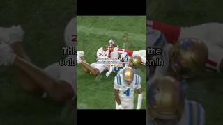 This INT is so UNLUCKY😭🍀youtubeshorts football collegefootball footballshorts [upl. by Raila207]