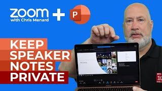 Zoom  View Speaker Notes When Presenting PowerPoint  Presenter View [upl. by Akienahs]