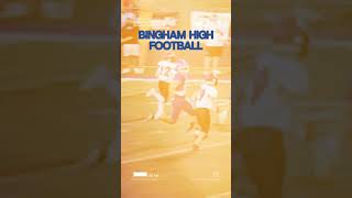 Bingham High Football 1032024 Toa 57 [upl. by Lennox]