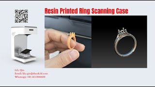 Printed Ring Scanned by Thunk3D JS500 Jewelry Scanner [upl. by Elvina381]