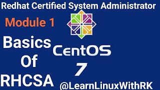 modules1 linux RHCSA Tutorial  RHCSA TutorialBooting Process Run Level [upl. by Llerrah221]