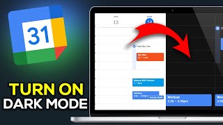 How To Turn On Dark Mode On Google Calendar [upl. by Bass]