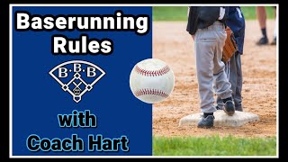 Baserunning Rules  Baseball Rules Explained for Beginners [upl. by Bergeman793]