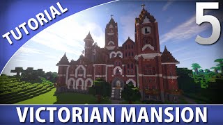 Minecraft  How to Build a Victorian Mansion Part 59 [upl. by Machute]