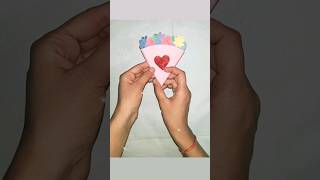 Diy valentine💕 proposal card😁  Diy handmade proposal card valentinesday cards handmade shorts [upl. by Rubio]