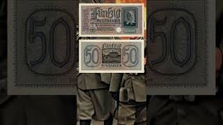 50 Reichsmark Occupation currency used by Third Reich [upl. by Brody]