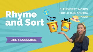 Rhyming for Toddlers and Kindergarten Onset and Rime to teach Rhyming for Toddlers and Kindergarten [upl. by Alyce]