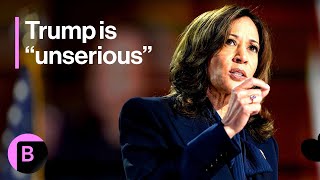 Kamala Harris Calls Trump an Unserious Man [upl. by Zaneta604]