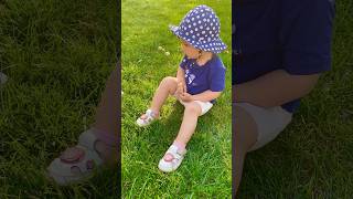 Anastasia Love to Play shorts babygirl baby ytshorts cute trending cutebaby green play [upl. by Mariken]