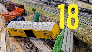 HO Derailments and Fails 18 [upl. by Eihpos]