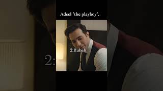 Adeel the play boy 🤣kabhimeinkabhitum emaadirfani haniaamir sharjeena viralvideos shorts [upl. by Nawyt]