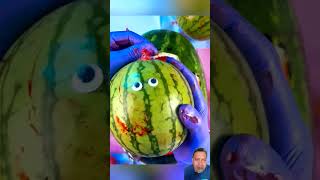 watermelon satisfying fruit funny food oddlysatisfying discountdoctor minecraft [upl. by Kreda]