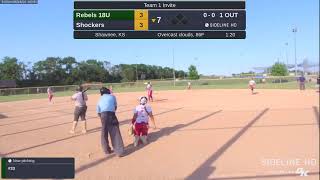 Rebels 18U  Shockers 20240614 [upl. by Ames]