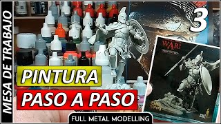 3  PINTAR una FIGURA Paso a Paso LUCES y SOMBRAS con AERÓGRAFO Tutorial pintura desde cero [upl. by Acey]