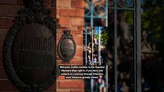 Haunted Mansion Orlando Explore the Spooky Secrets of Disney’s Classic Ride [upl. by Nagiam]